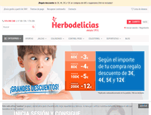 Tablet Screenshot of herbodelicias.com